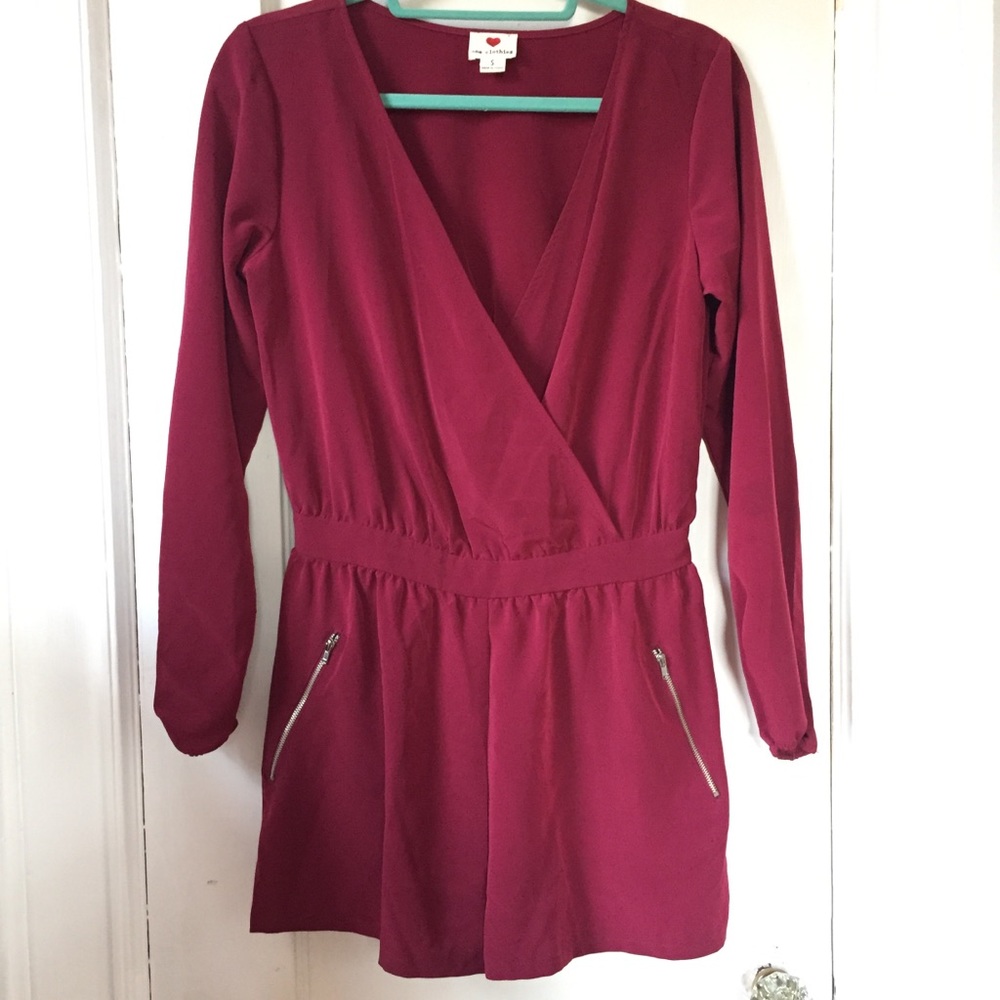Maroon playsuit/romper